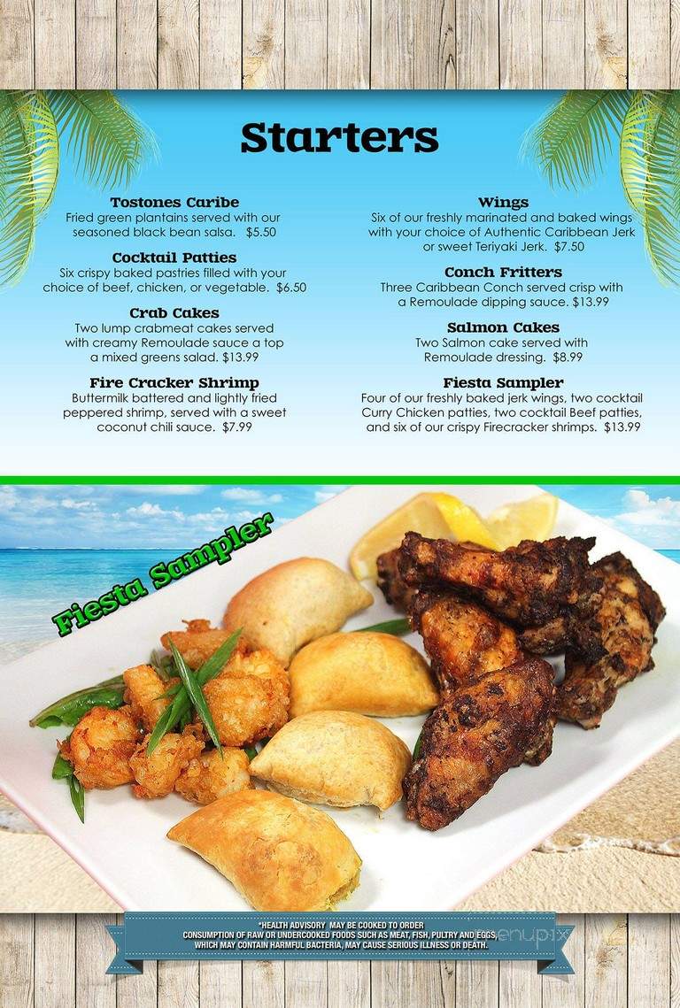 Carribean Fiesta - Duluth, GA menu_pic