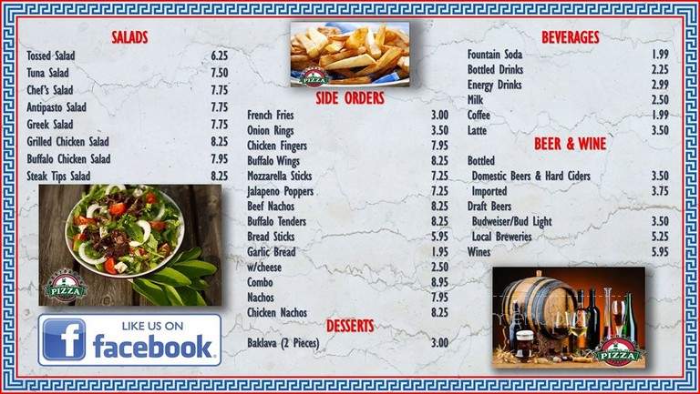 Westbrook House of Pizza - Westbrook, ME menu_pic