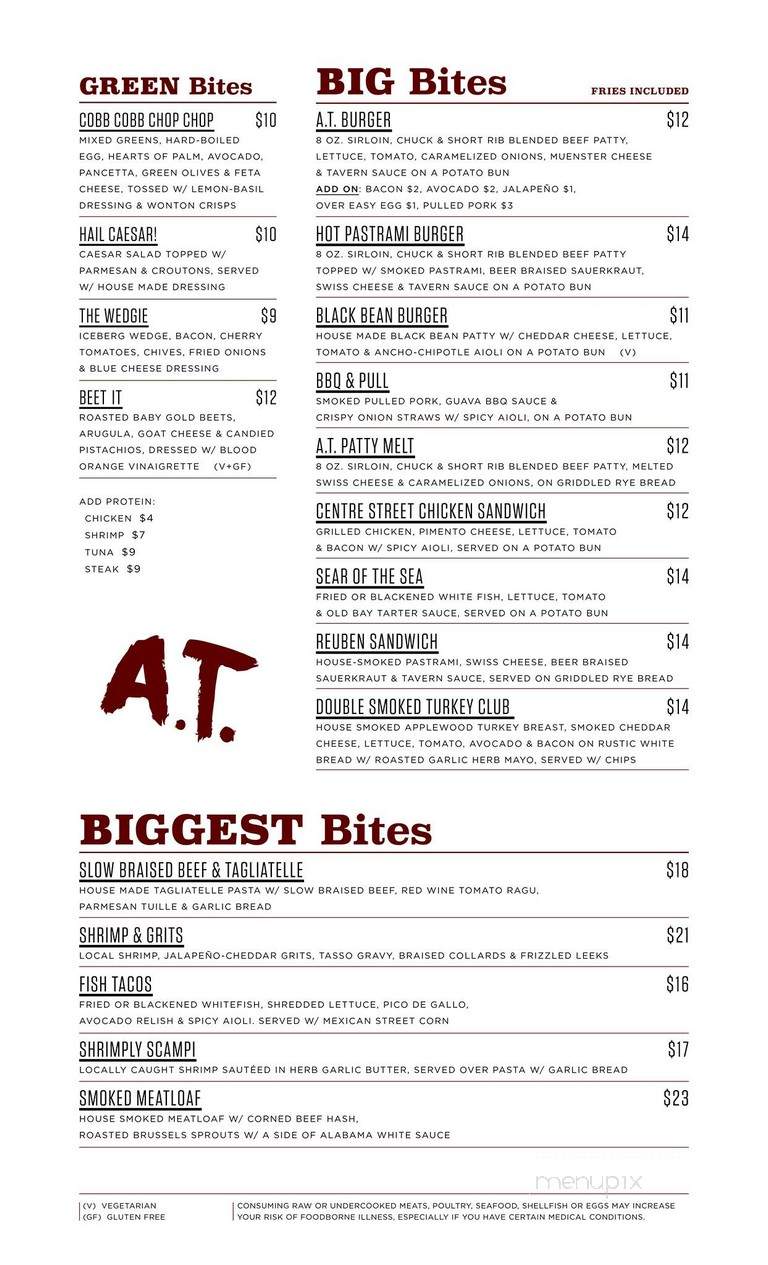 Amelia Tavern Restaurant & Brewpub - Fernandina Beach, FL menu_pic