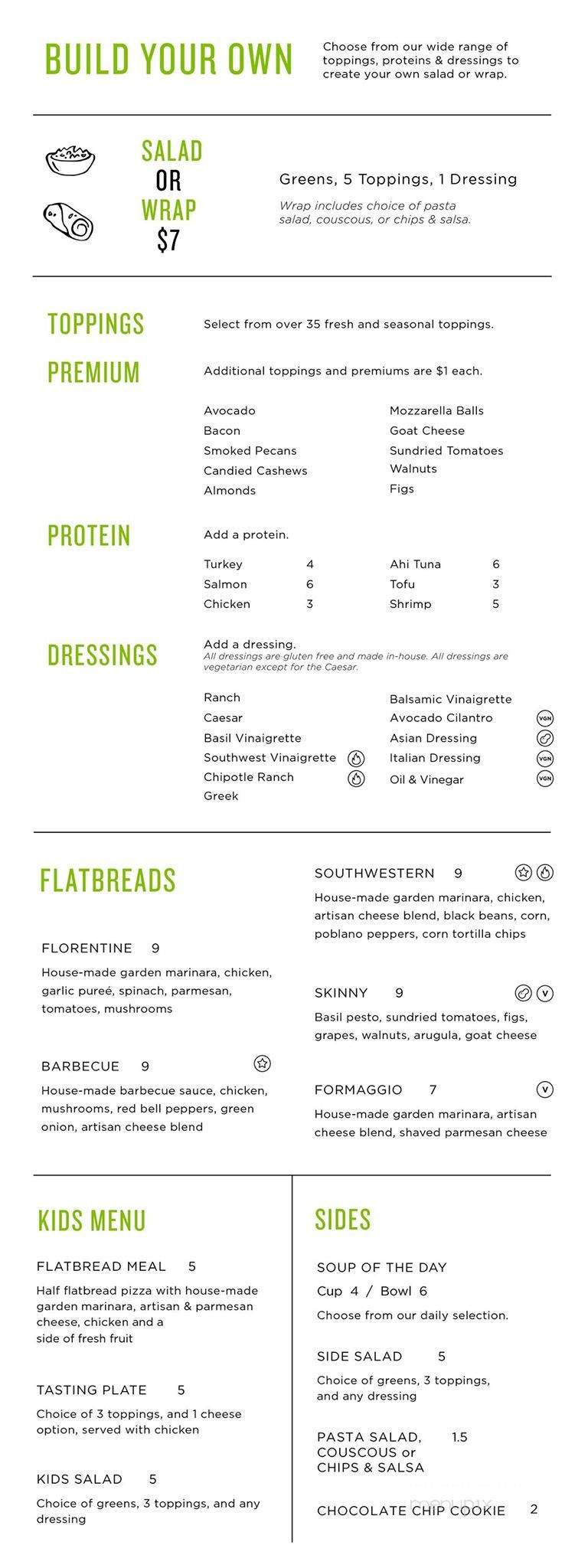 Coolgreens - Norman, OK menu_pic