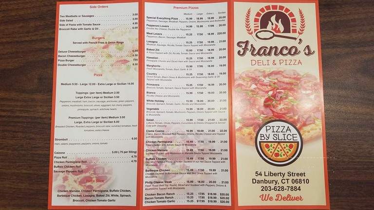 Franco's Deli & Pizza - Danbury, CT