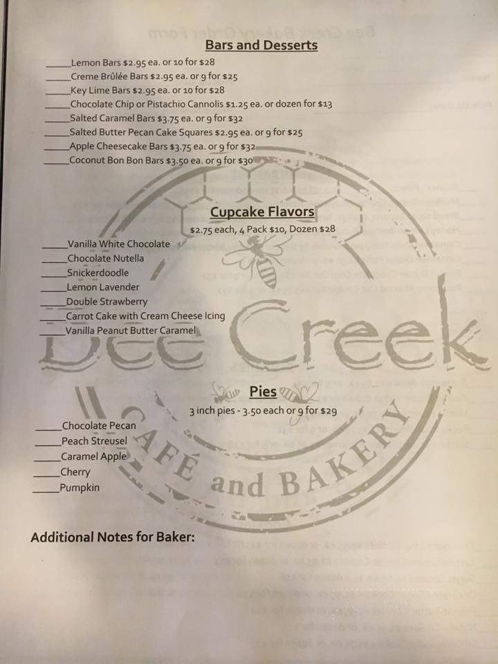 Bee Creek Cafe and Bakery - Platte City, MO
