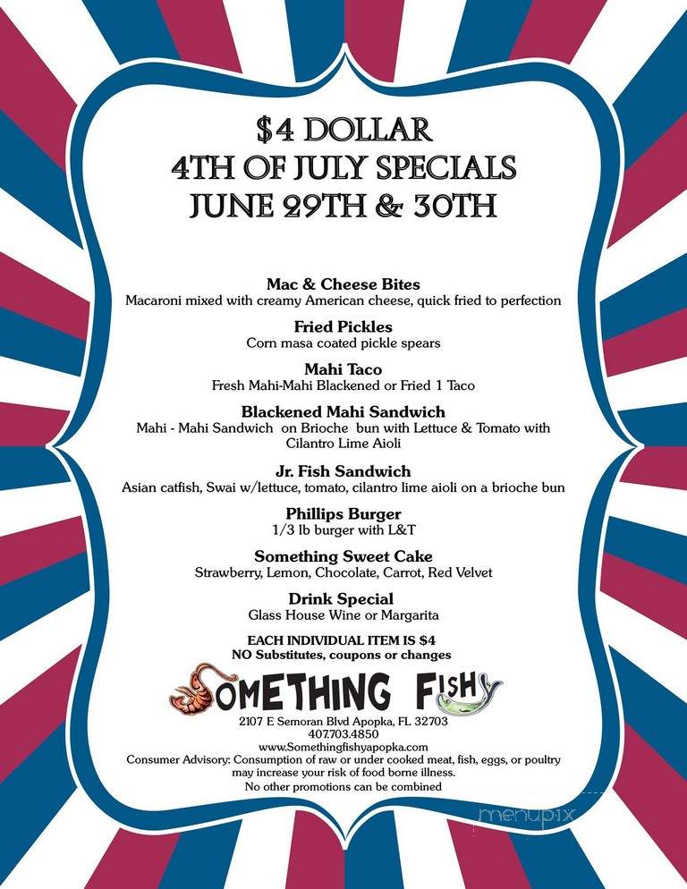 Something Fishy - Apopka, FL menu_pic