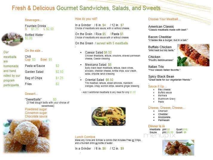 Meatball Heaven - Bridgeport, CT menu_pic