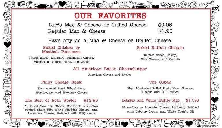 I Heart Mac & Cheese - Fort Lauderdale, FL menu_pic