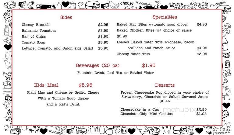 I Heart Mac & Cheese - Fort Lauderdale, FL menu_pic