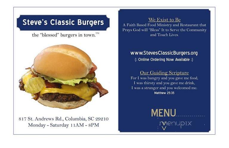 Steve's Classic Burgers - Columbia, SC