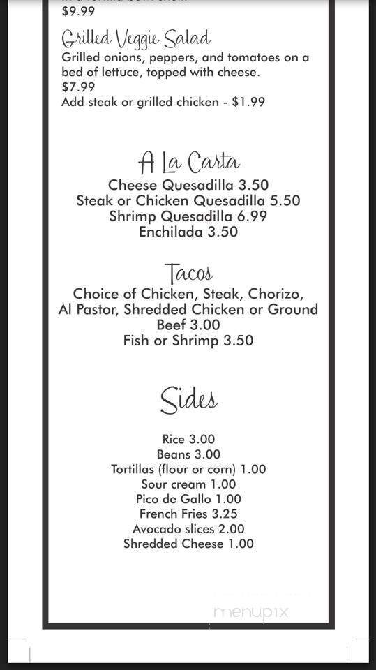 Restaurant Fuego - Beloit, WI menu_pic