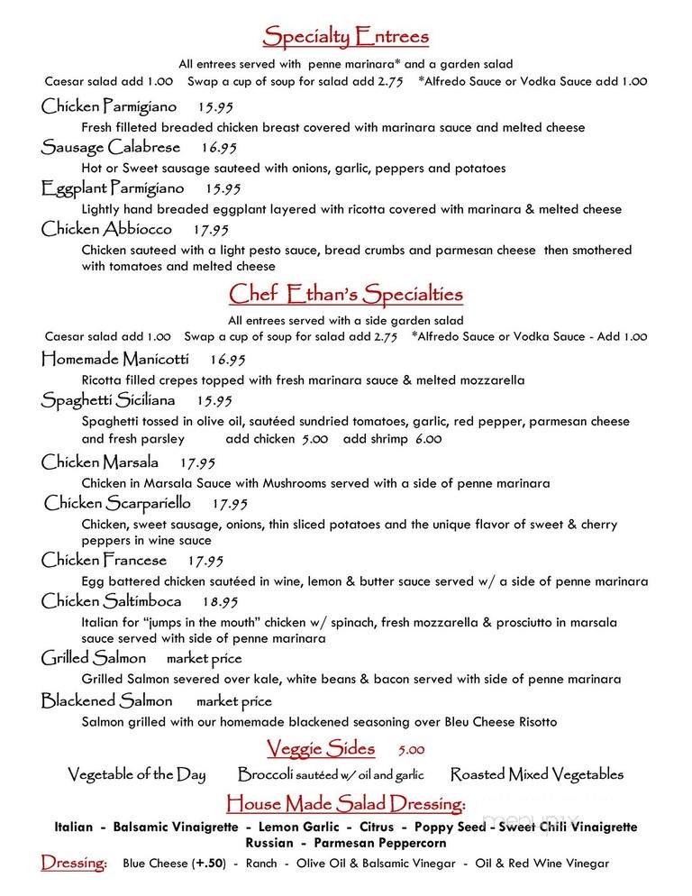 Abbiocco - Clarks Summit, PA menu_pic