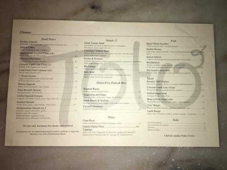 Toto' Restaurant - Fairfield, CT
