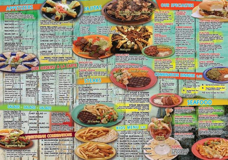 Nachos Grill - Evansville, IN menu_pic