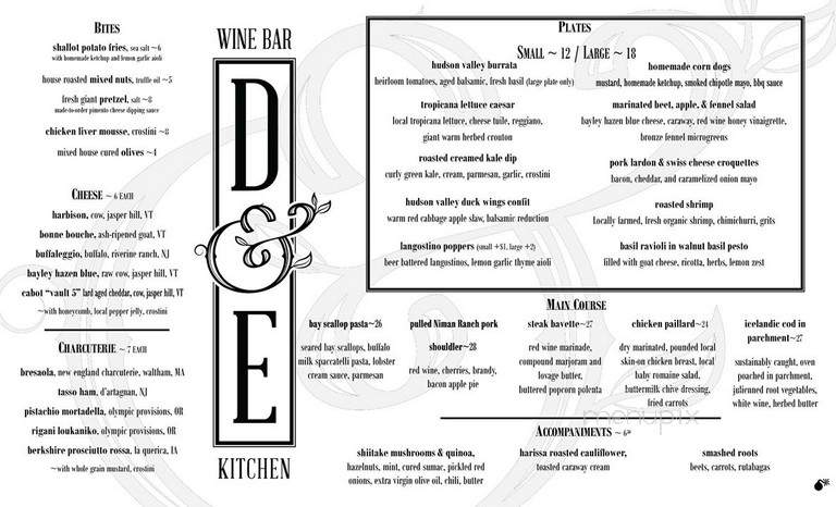 Dianne & Elisabeth - New York, NY menu_pic