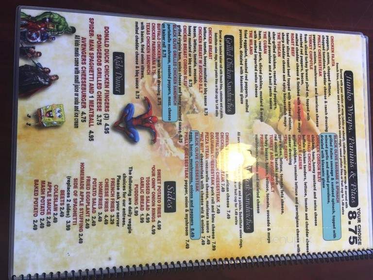 Black Olive Family Diner - Columbia, PA menu_pic