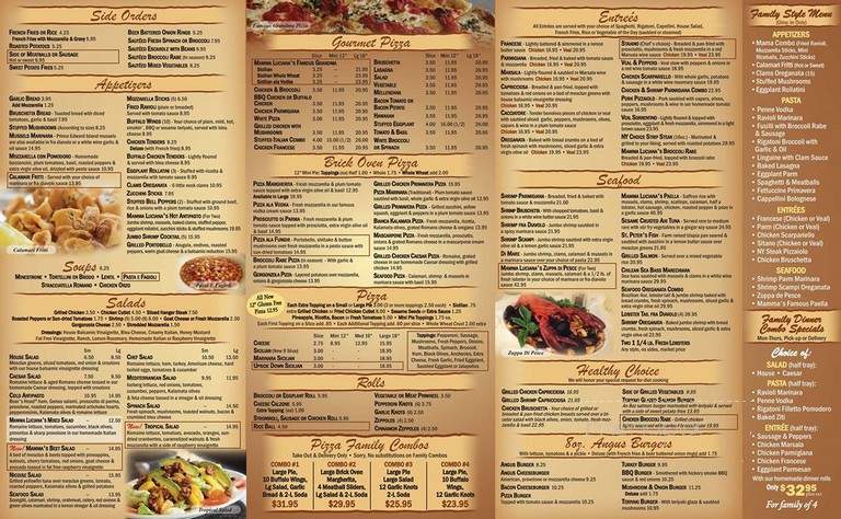 Mamma Luciana's - College Point, NY menu_pic