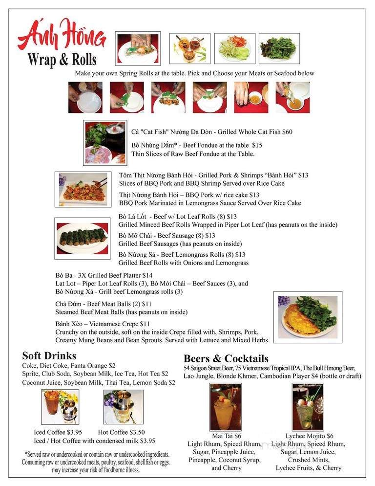 Anh Hong - Sacramento, CA menu_pic
