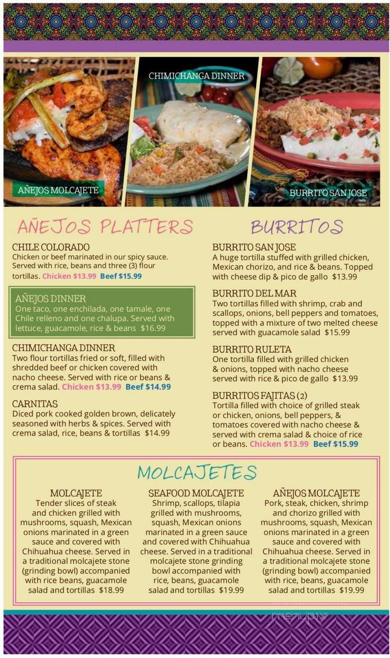 Anejos Fine Mexican Cuisine - Waite Park, MN