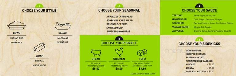 Fresh Griller - Downey, CA menu_pic