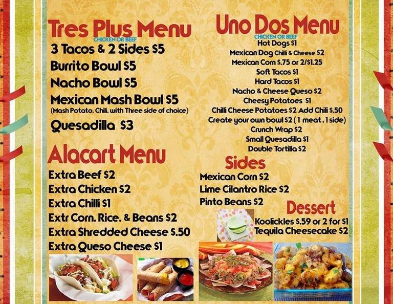 Burrito Bowl - Detroit, MI menu_pic
