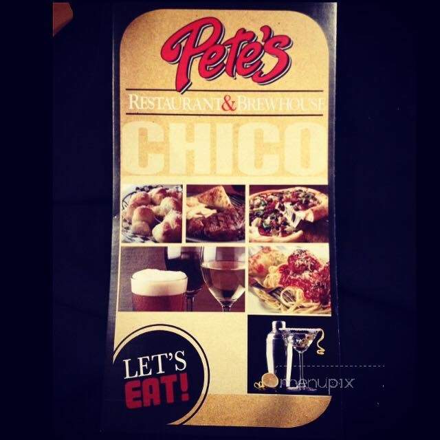 Pete's Restaurant and Brewhouse - Antioch, CA menu_pic