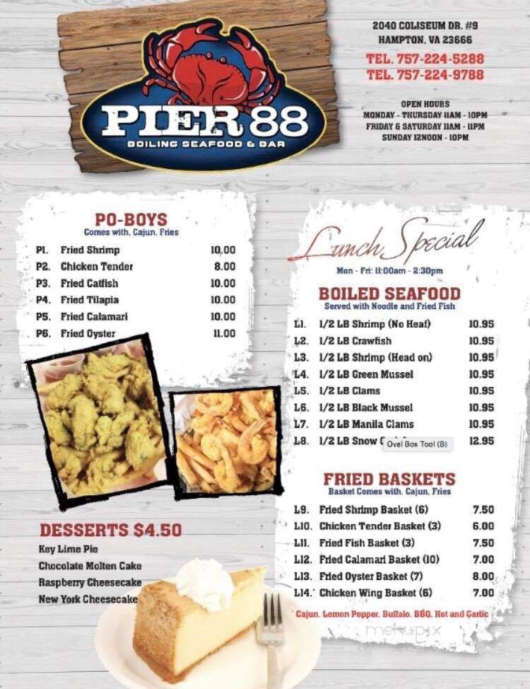 China 88 - Newport News, VA menu_pic
