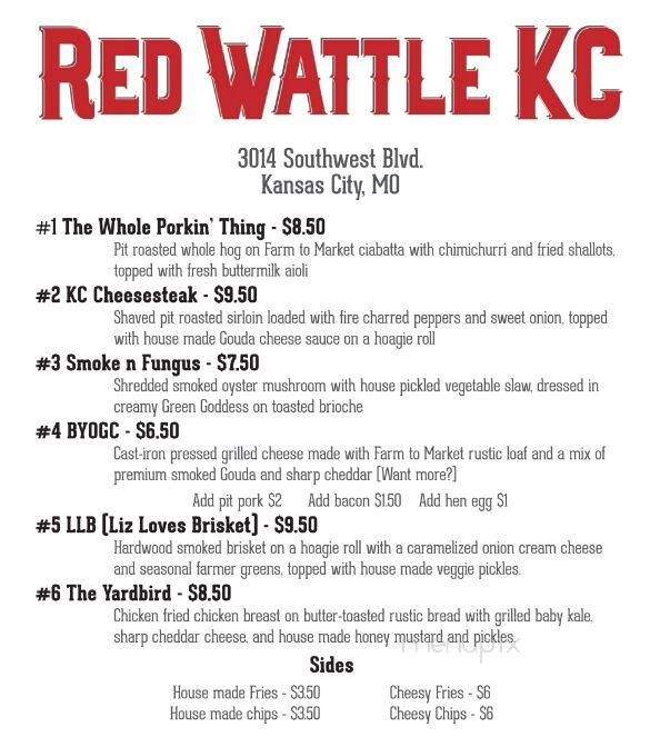 Red Wattle - Kansas City, MO menu_pic