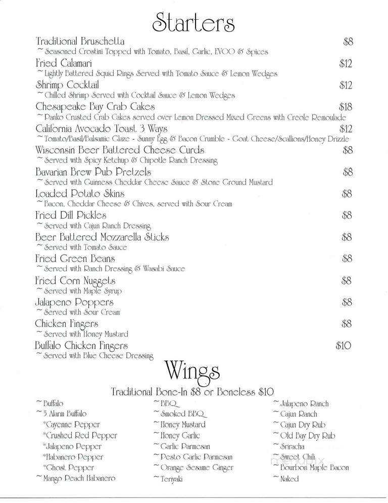Polo's Bar & Grill - Netcong, NJ menu_pic