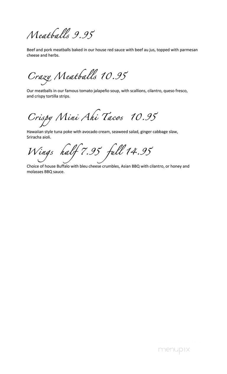Hudson's Gastropub - Chico, CA menu_pic