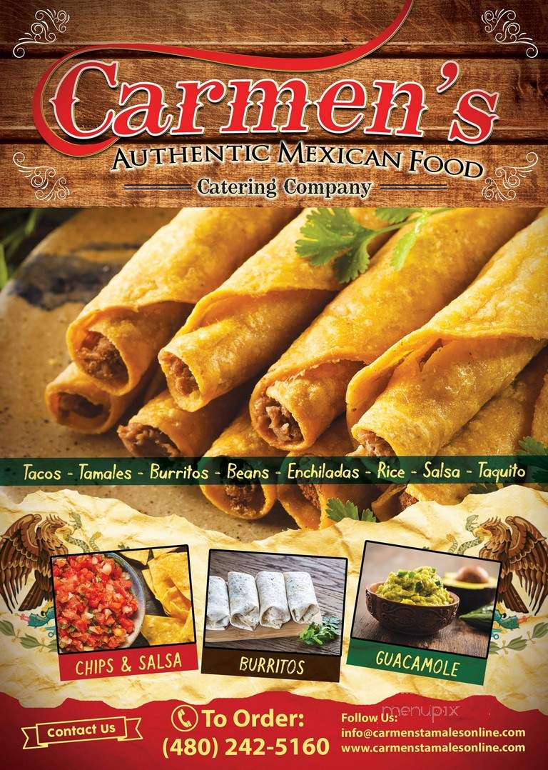 Carmen's Tamales Online - Phoenix, AZ
