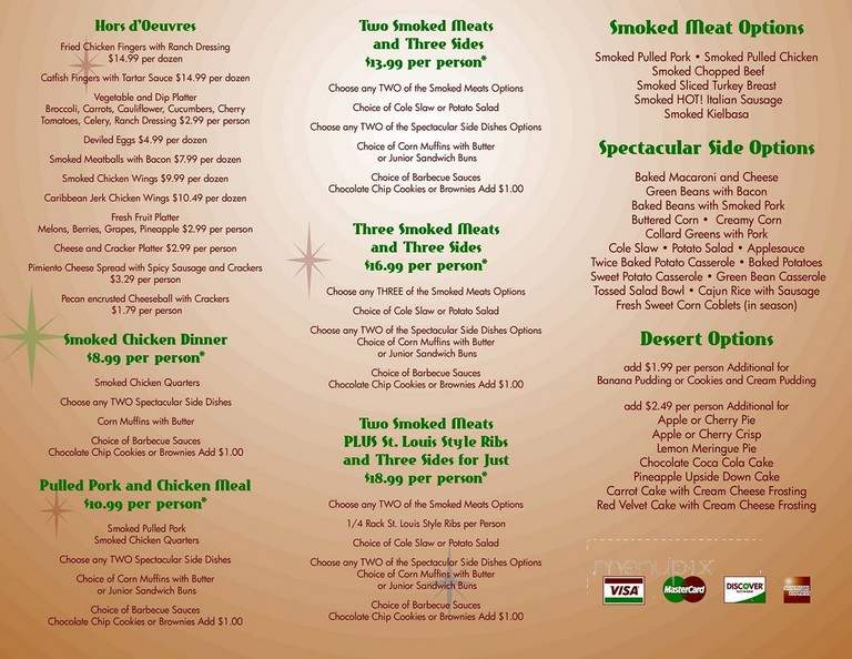 Selma's BBQ Express - Pittsburgh, PA menu_pic