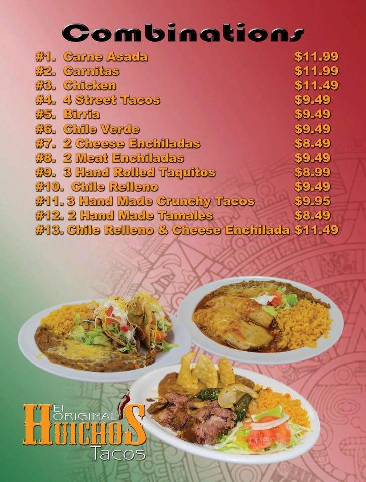 Street Tacos - Redlands, CA menu_pic