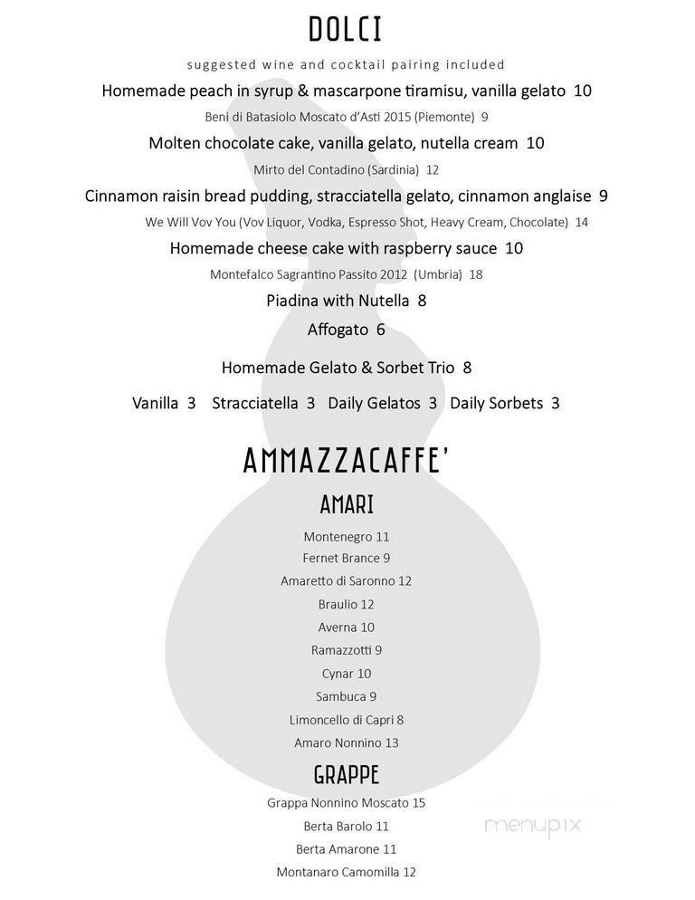 MISIRIZZI - New York, NY menu_pic