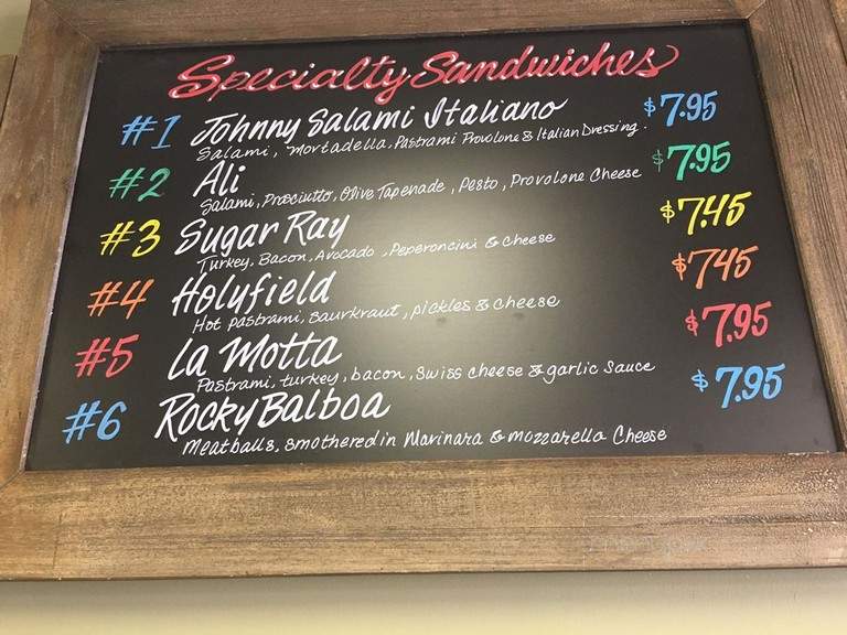Johnny Salami's Cafe & Deli - Brentwood, CA menu_pic