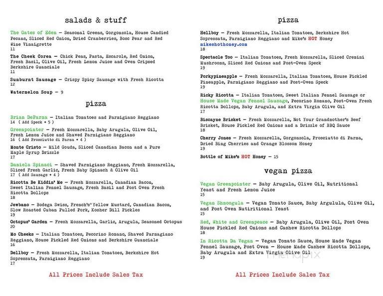 Paulie Gee's Miami - Miami, FL menu_pic