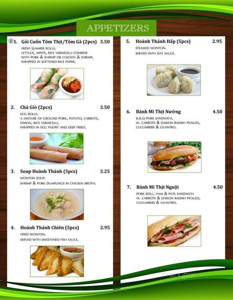 Pho BC - Bowling Green, KY menu_pic