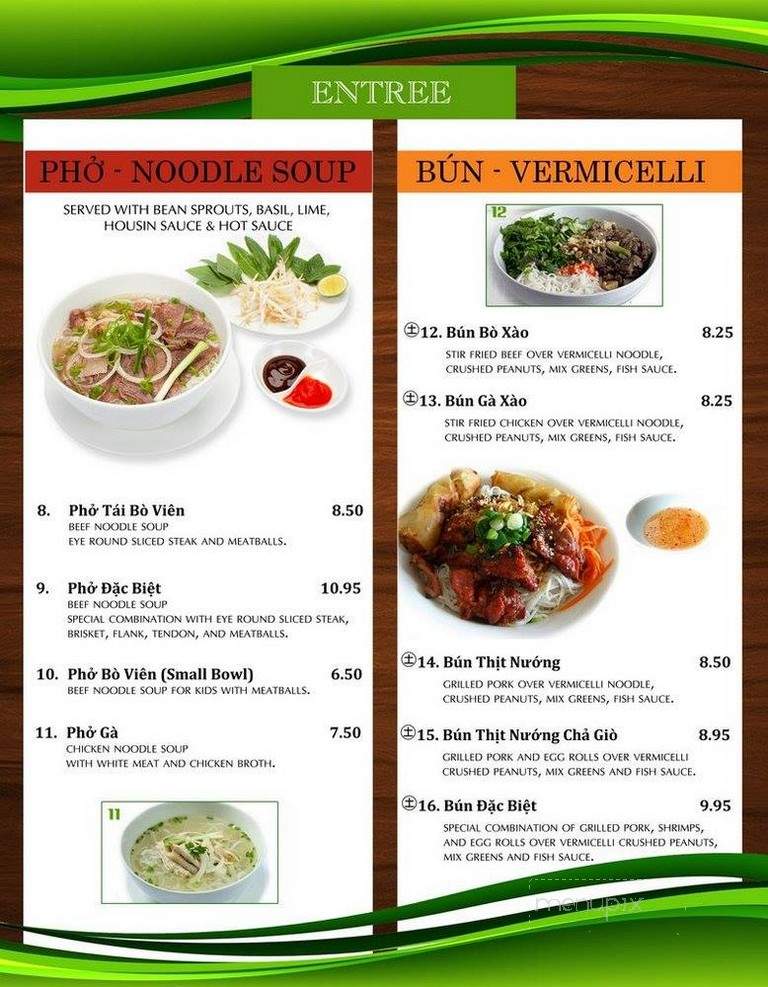 Pho BC - Bowling Green, KY menu_pic
