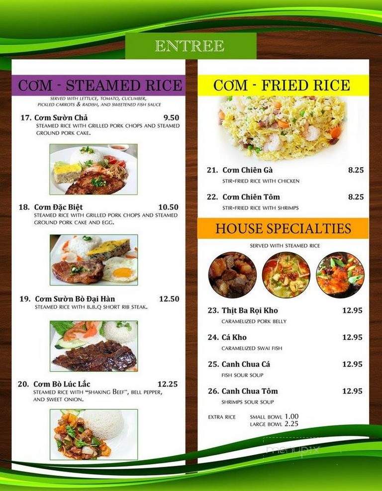 Pho BC - Bowling Green, KY menu_pic