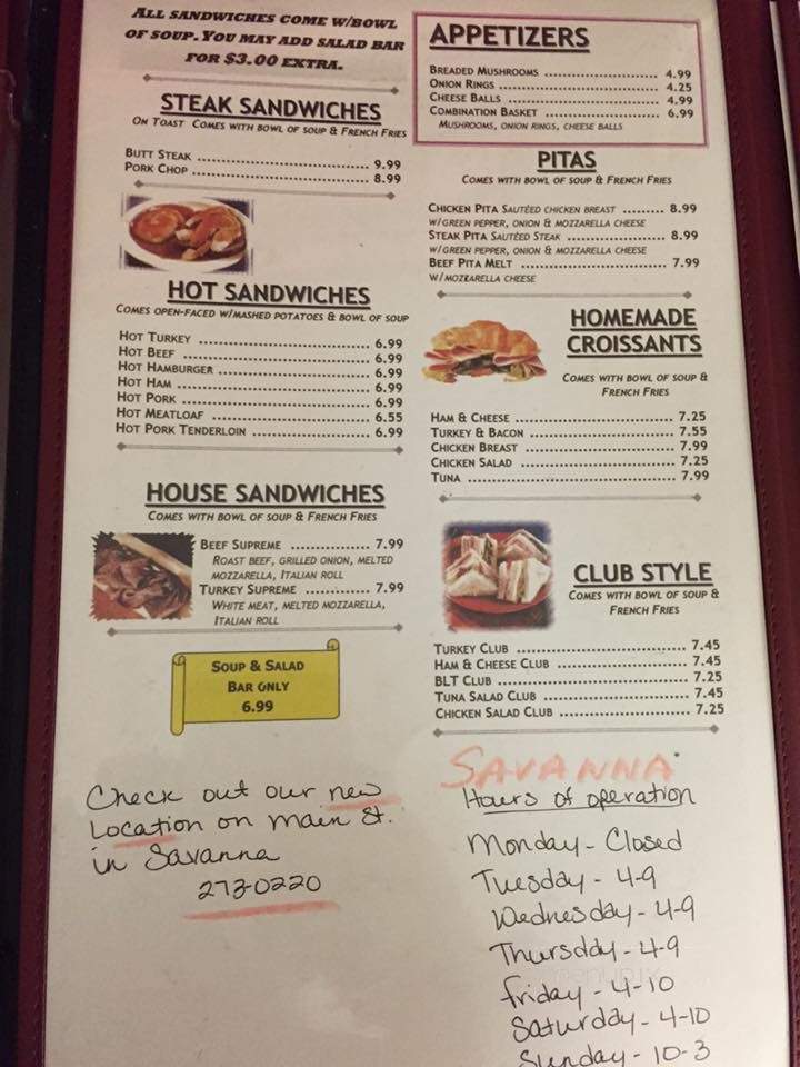 Brothers Inn Restaurant - Savanna, IL menu_pic