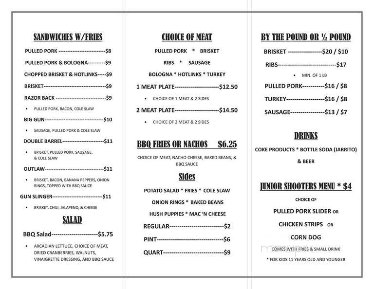 Local Steak House - Blackfoot, ID menu_pic