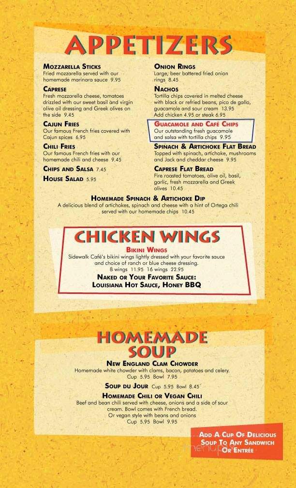 The Lunch Stop Sidewalk Cafe - Los Angeles, CA menu_pic