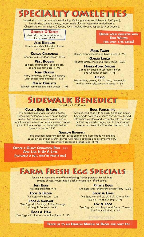 The Lunch Stop Sidewalk Cafe - Los Angeles, CA menu_pic