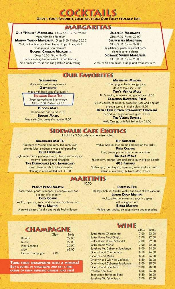 The Lunch Stop Sidewalk Cafe - Los Angeles, CA menu_pic