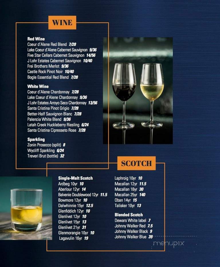 Whispers - Coeur d'Alene, ID menu_pic