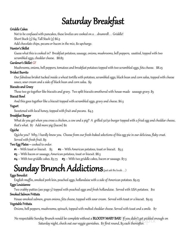 Harvest Table - Hermann, MO menu_pic
