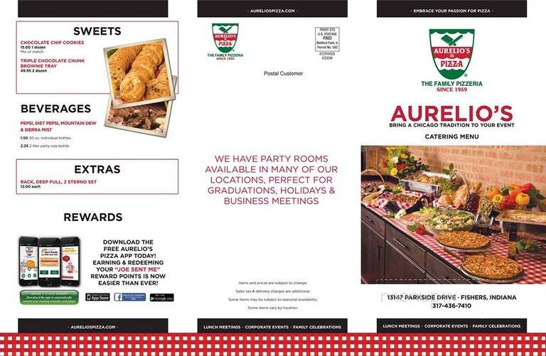 Aurelios - Fishers, IN menu_pic