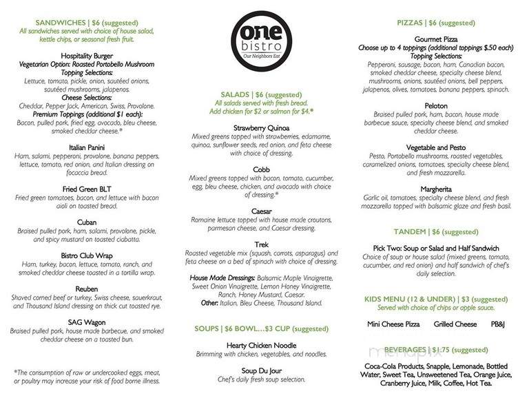 One Bistro - Xenia, OH