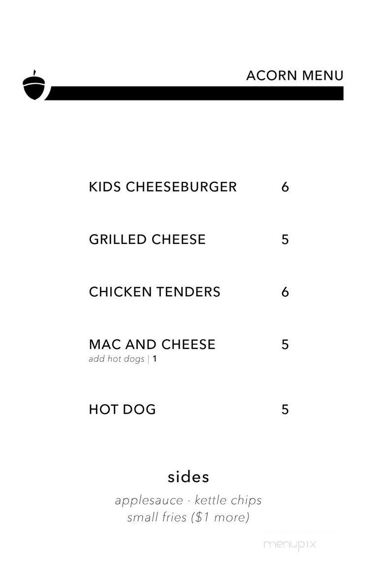 Oak 19 - Chaska, MN menu_pic