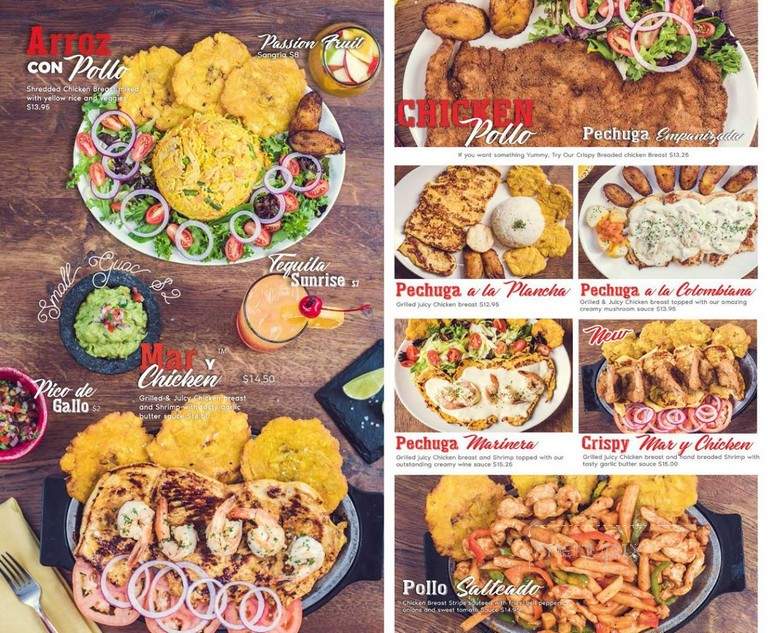 Noches De Colombia - Secaucus, NJ menu_pic