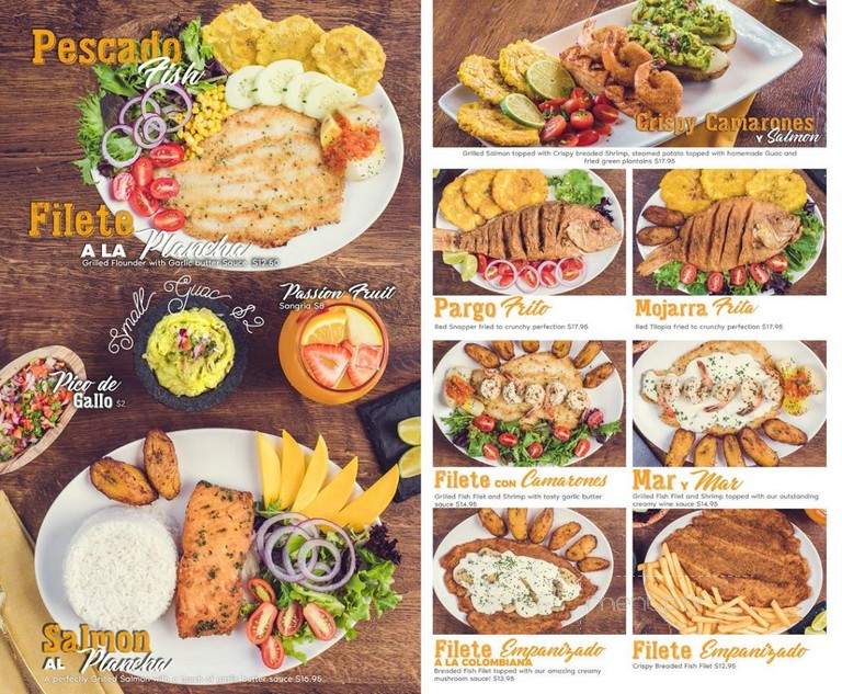Noches De Colombia - Secaucus, NJ menu_pic