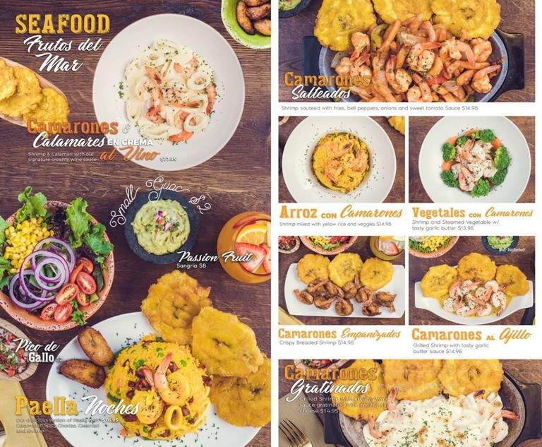 Noches De Colombia - Secaucus, NJ menu_pic