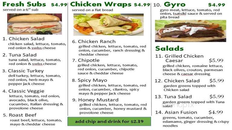 Freshway - Indianapolis, IN menu_pic